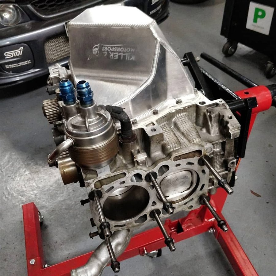 An engine on the stand